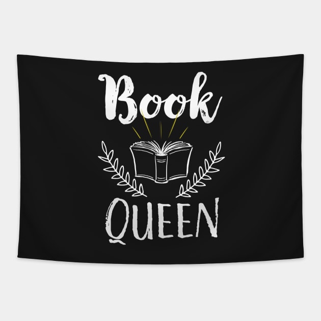 Book Queen Tapestry by Eugenex