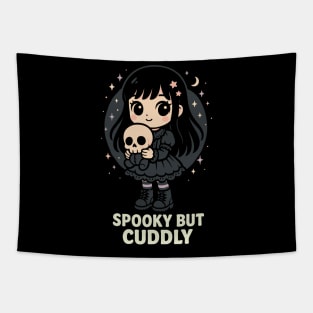 Spooky But Cuddly Goth Kawaii Tapestry