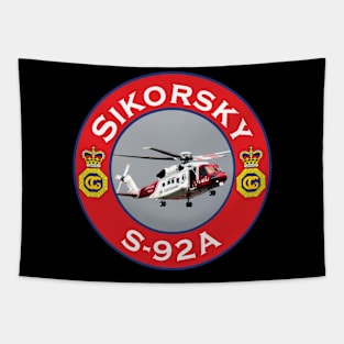 HM Coastguard Sikorsky S-92A Helicopter Tapestry