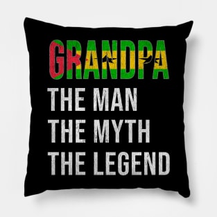 Grand Father Sao Tomean Grandpa The Man The Myth The Legend - Gift for Sao Tomean Dad With Roots From  Sao Tome And Principe Pillow