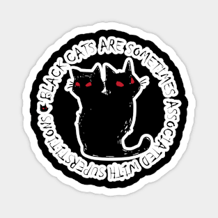 black cats Magnet