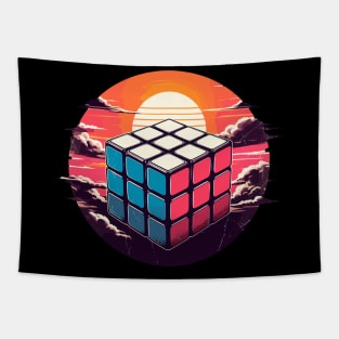 Retro speed cube Tapestry