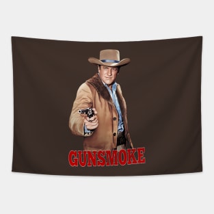 Gunsmoke - Matt Dillon - Gun - 50s Tv Show Tapestry