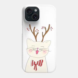 Christmas cat Phone Case