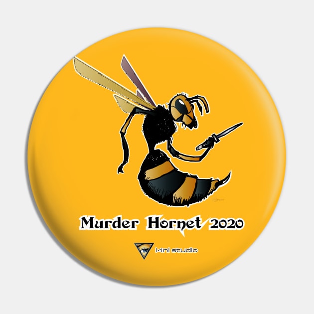 Murder Hornet Pin by i4ni Studio