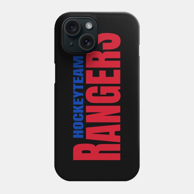 hockey team rangers Phone Case by Alsprey31_designmarket