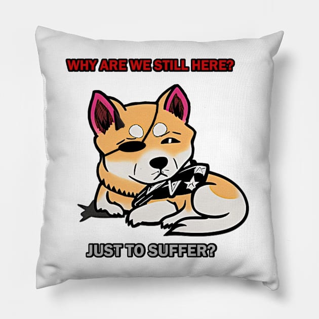 Why? Pillow by FlyingBlaze