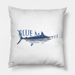 Blue Marlin Pillow