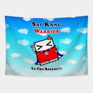 Sai Kang Warrior To The Rescue (Full) Tapestry