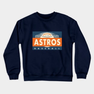 Vintage Retro Astros 90s Houston Baseball Crewneck Sweatshirt Shirt