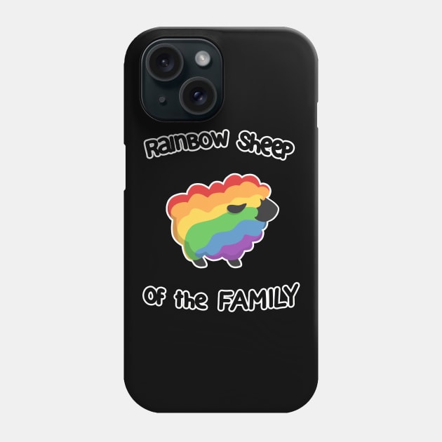 Rainbow sheep of the family Phone Case by valentinahramov