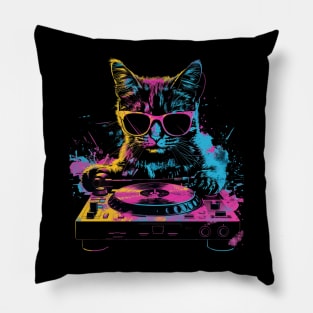 Cat DJ Bass Pillow