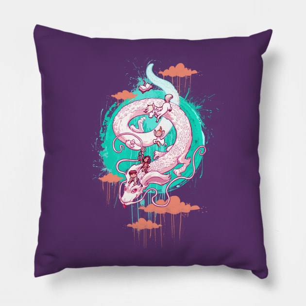 NeverEnding Story Pillow by cifaela