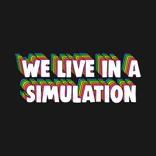 We Live in a Simulation Meme T-Shirt