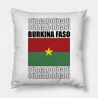 Flag of Burkina Faso Pillow