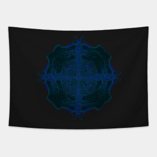 Blues gothic pattern Tapestry