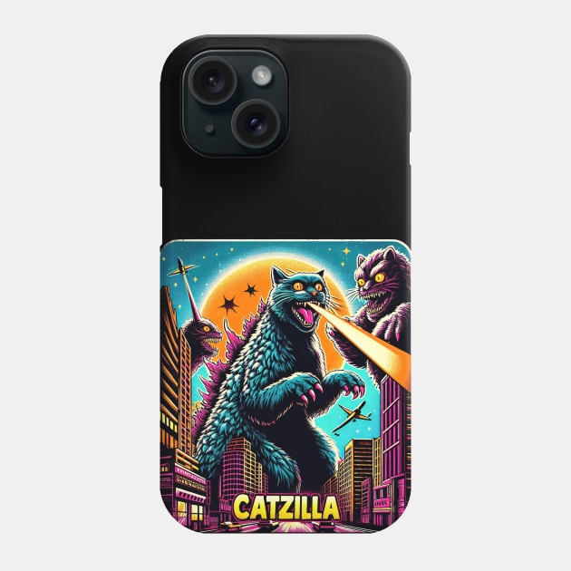 Catzilla Phone Case by ANSAN