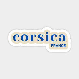 Corsica France Magnet