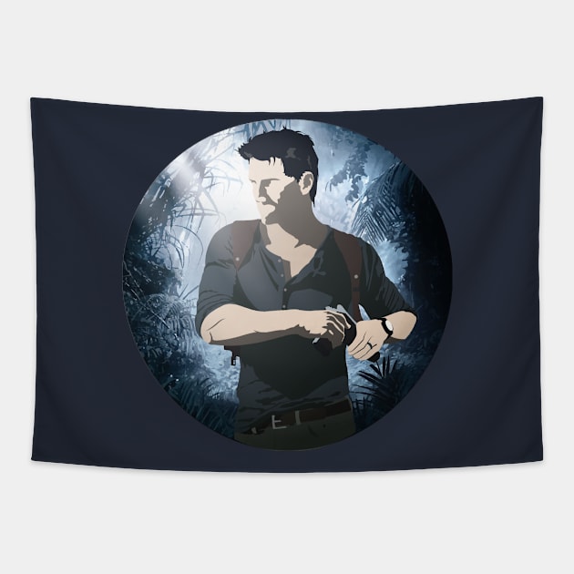 Uncharted Nathan Jungle Tapestry by Nina_R