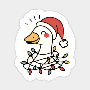 Funny Goose Gift Men Women Kids Silly Goose Ugly Christmas Magnet