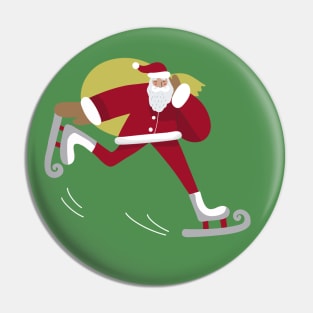 Sport Santa Scating Pin