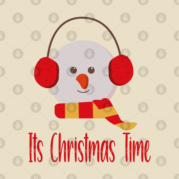 It's Christmas Time for the Cute Snowman by Lore Vendibles