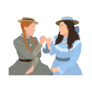 Anne and Diana Pinky Swear Oath Promise Fan Art T-Shirt