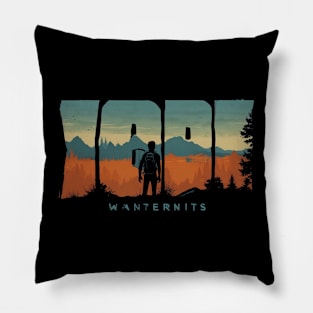 Wanderlust Adventure Pillow