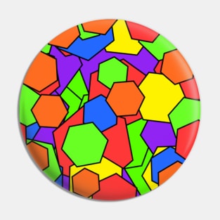 Hexagons Pin