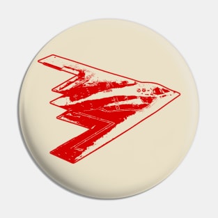 Northrop Grumman B-2 Spirit - Red Design Pin