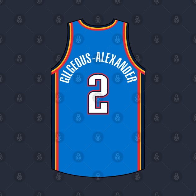 Shai Gilgeous-Alexander Oklahoma City Jersey Qiangy by qiangdade