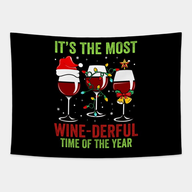 Its the most winederful time of the year Tapestry by DragonTees