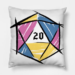 Pan Pride Dice Pillow