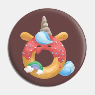 Donut with Unicorn Shape Pin