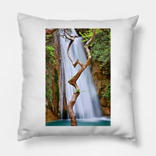 The dancing tree in Neda canyon Pillow