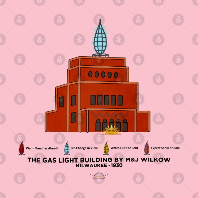Wisconsin Gas Light Building • Milwaukee, WI by The MKE Rhine Maiden