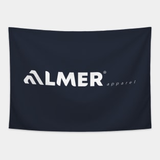 Almer Apparel Old Font White Tapestry