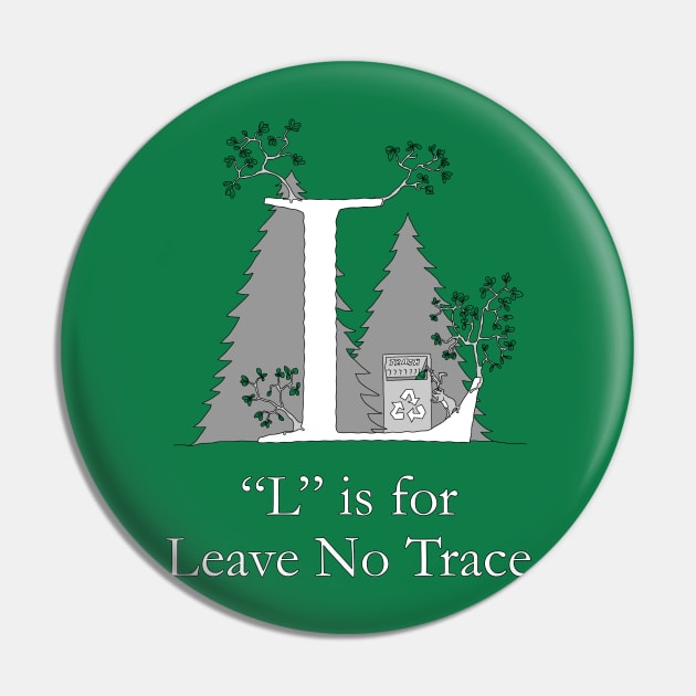 L is for Leave No Trace Pin by TheWanderingFools