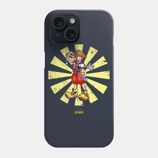 Sora Retro Japanese Kingdom Hearts Phone Case