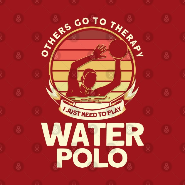 Water Sport Training Water Polo by Toeffishirts