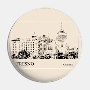 Fresno - California Pin