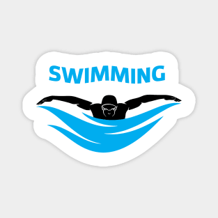 Swimming fan coach instructor lover gift for swimmer Magnet