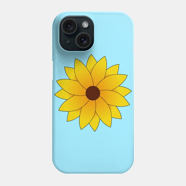 Sunflower Blooming Phone Case by Kelly Gigi