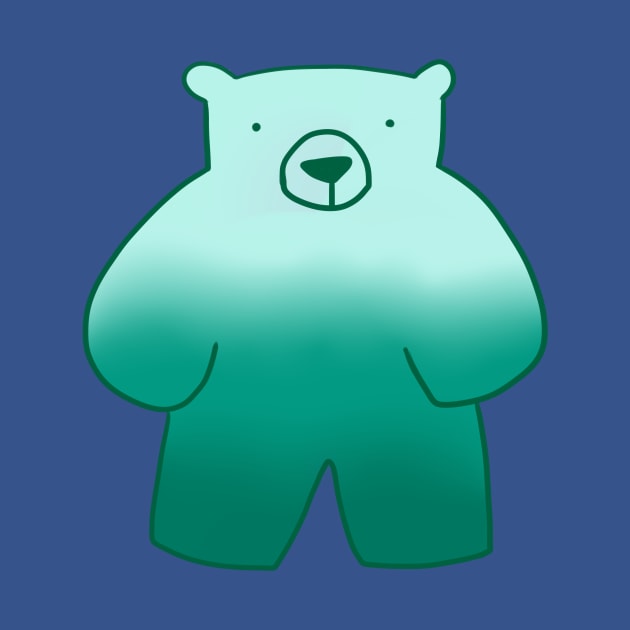 Green Teddy Bear by Demonic cute cat