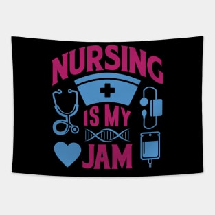 Nursing Is My Jam Tapestry