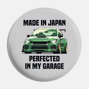 Subaru Impreza WRX STI Japanese Car Art - Modified JDM Car Pin