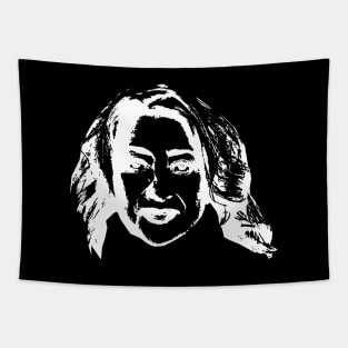 Zaha Hadid - Illustration face Tapestry