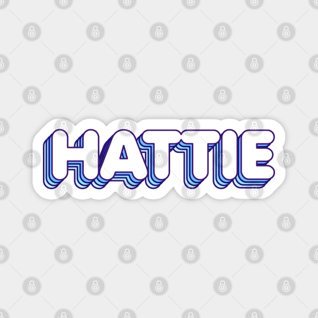 Blue Layers Hattie Name Label Blue Layers Hattie Name Label