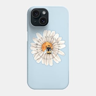 As Sweet As Can Bee, Honey Bee and Flower Phone Case