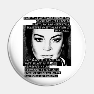 Situationist Lindsay Lohan Pin